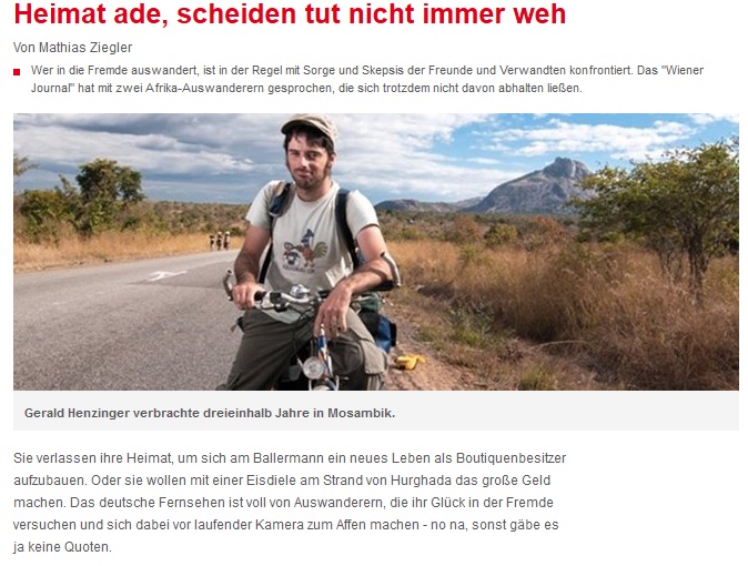 Wiener Zeitung - Heimat Ade 